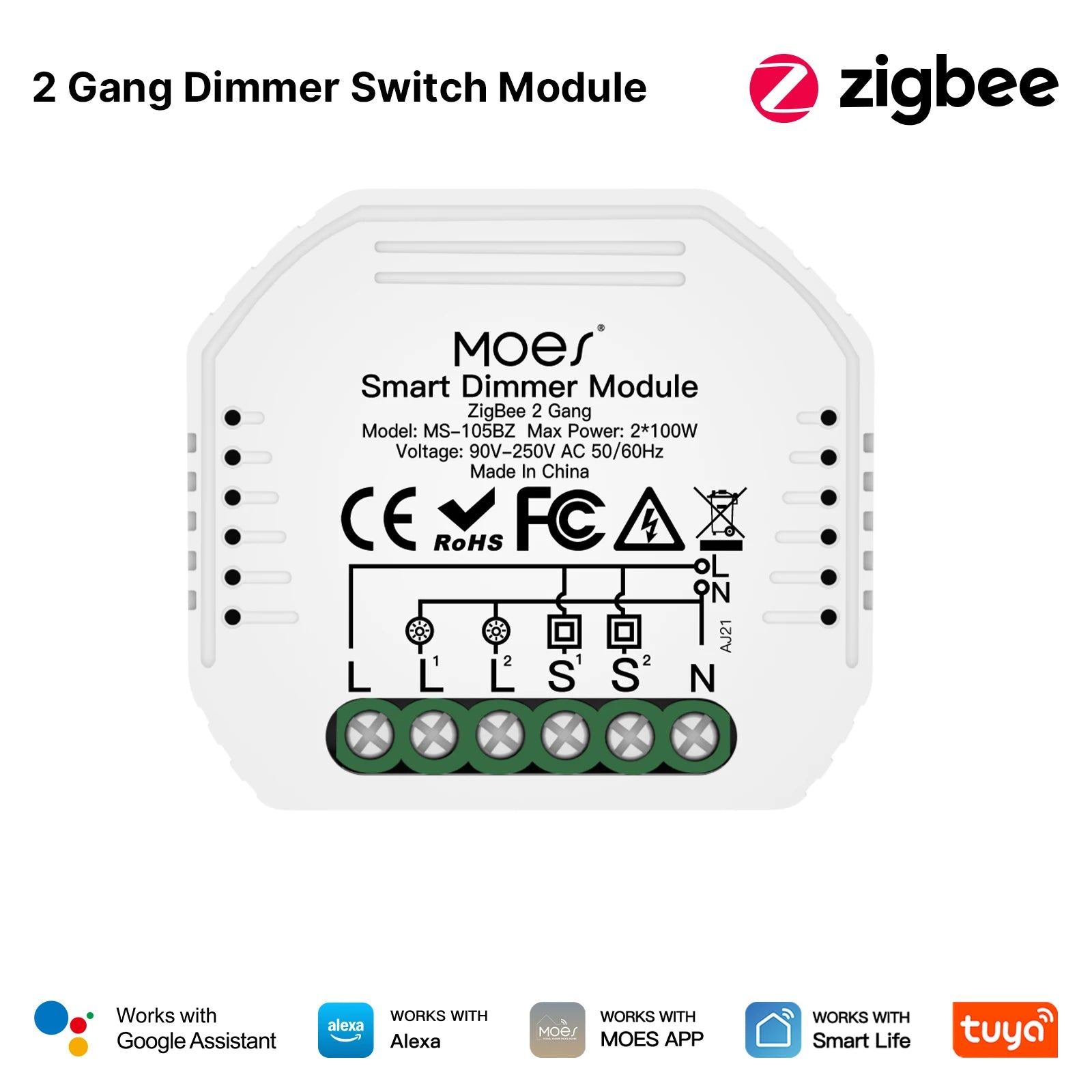 MOES Tuya Smart Switch Module Series