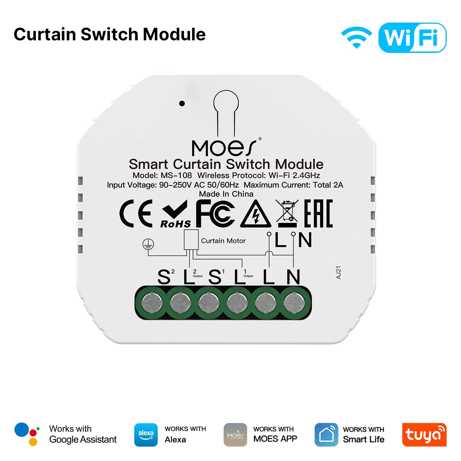 MOES Tuya Smart Switch Module Series