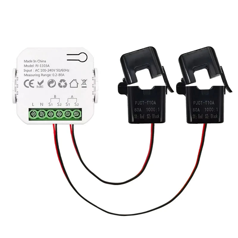 Tuya WiFi Smart Bidirectional Dual-Channel Energy Meter