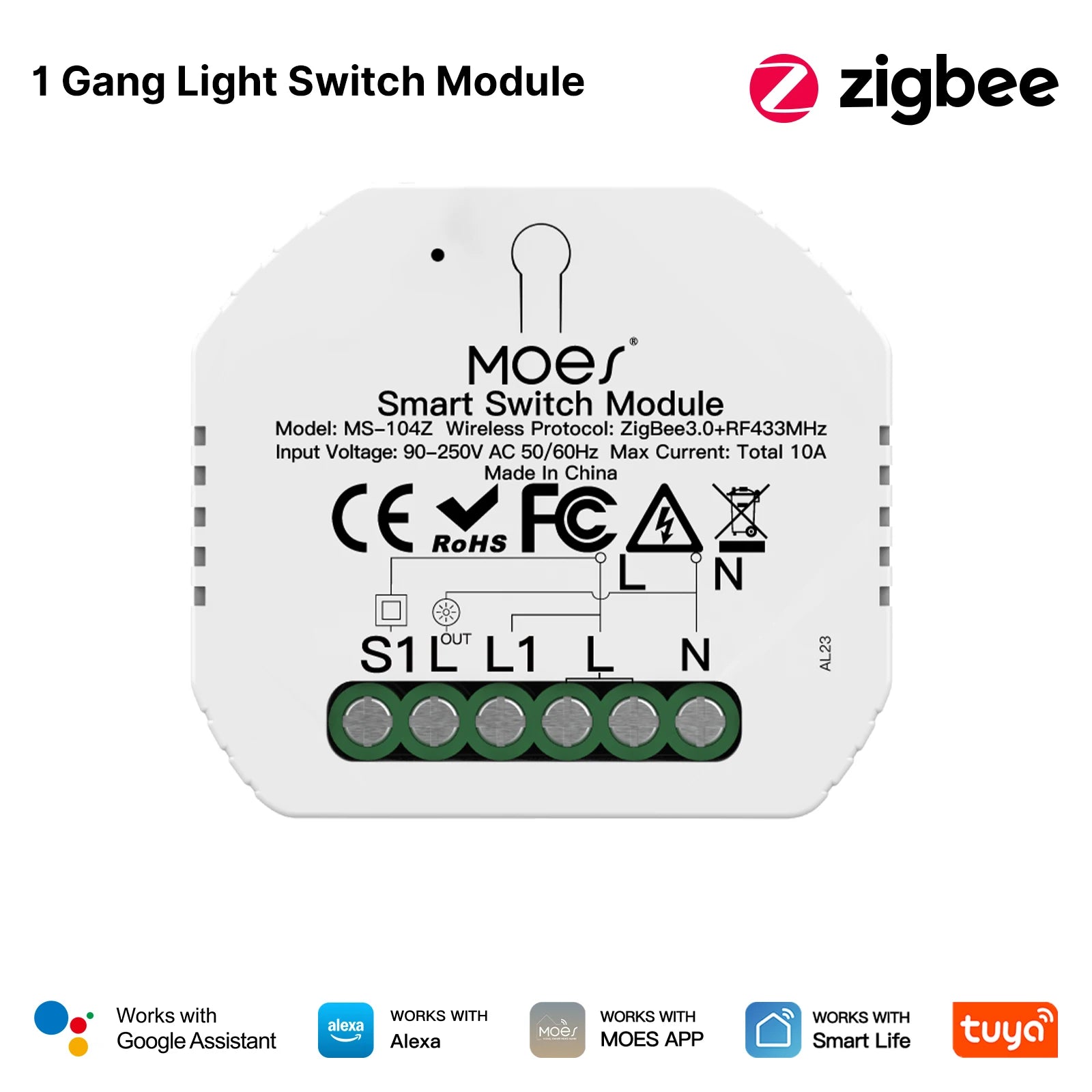 MOES Tuya Smart Switch Module Series