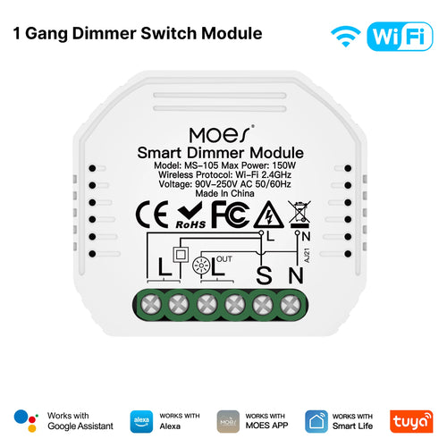 MOES Tuya Smart Switch Module Series
