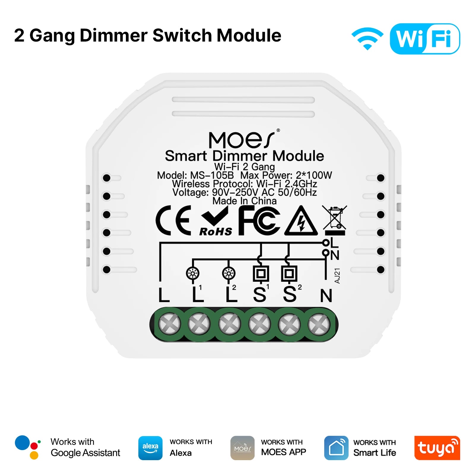 MOES Tuya Smart Switch Module Series