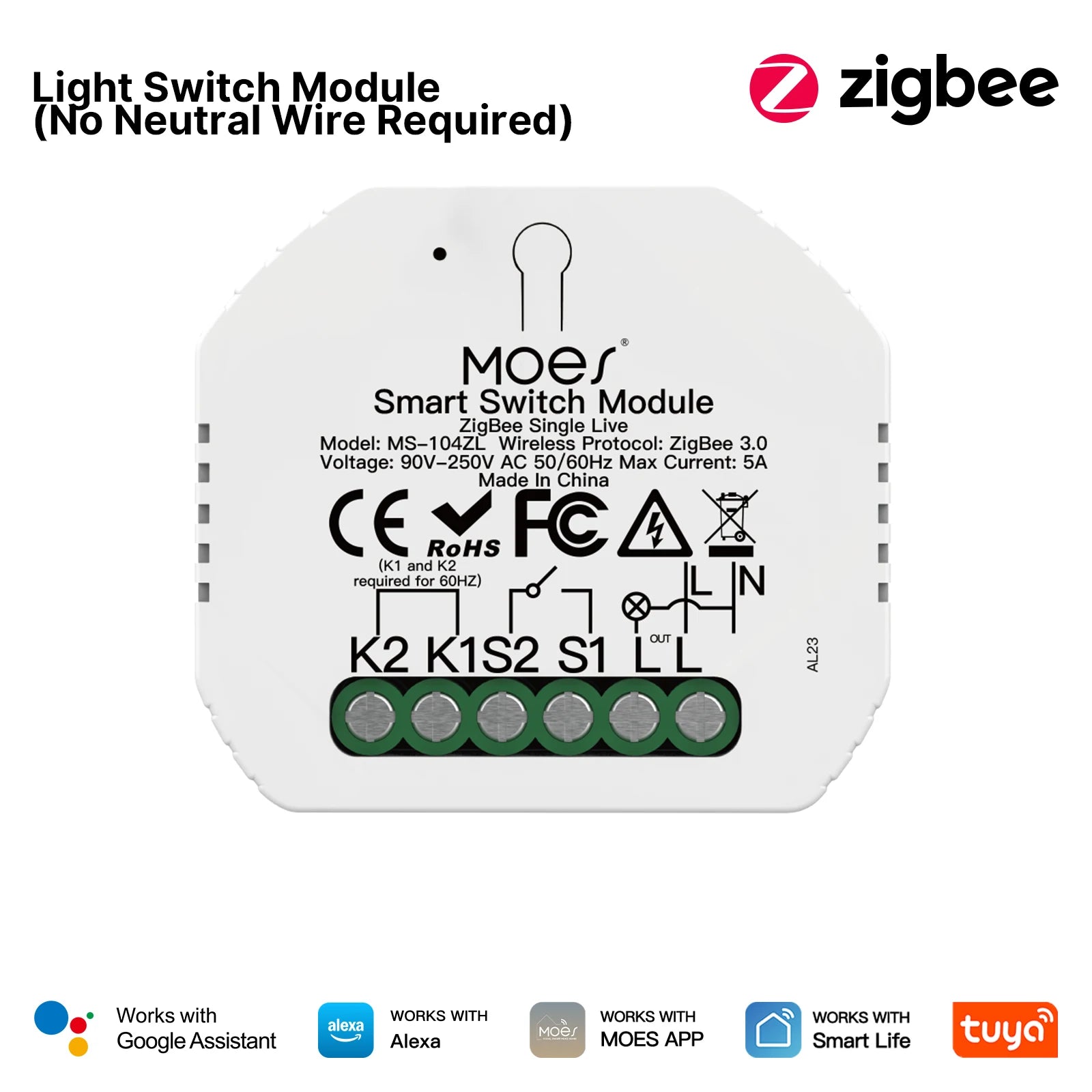 MOES Tuya Smart Switch Module Series